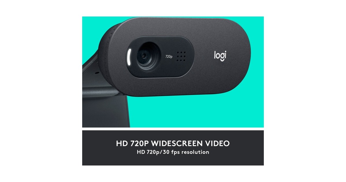 Logitech C505e Webcam 1280 X 720 Pixel Usb Sort Sort 1280 X 720 Pixel 30 Fps 1280x72030fps 