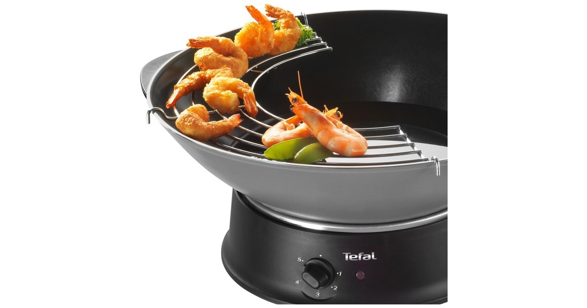 Tefal Multiwok WO300010 elektrisk wok Silver 1200 W