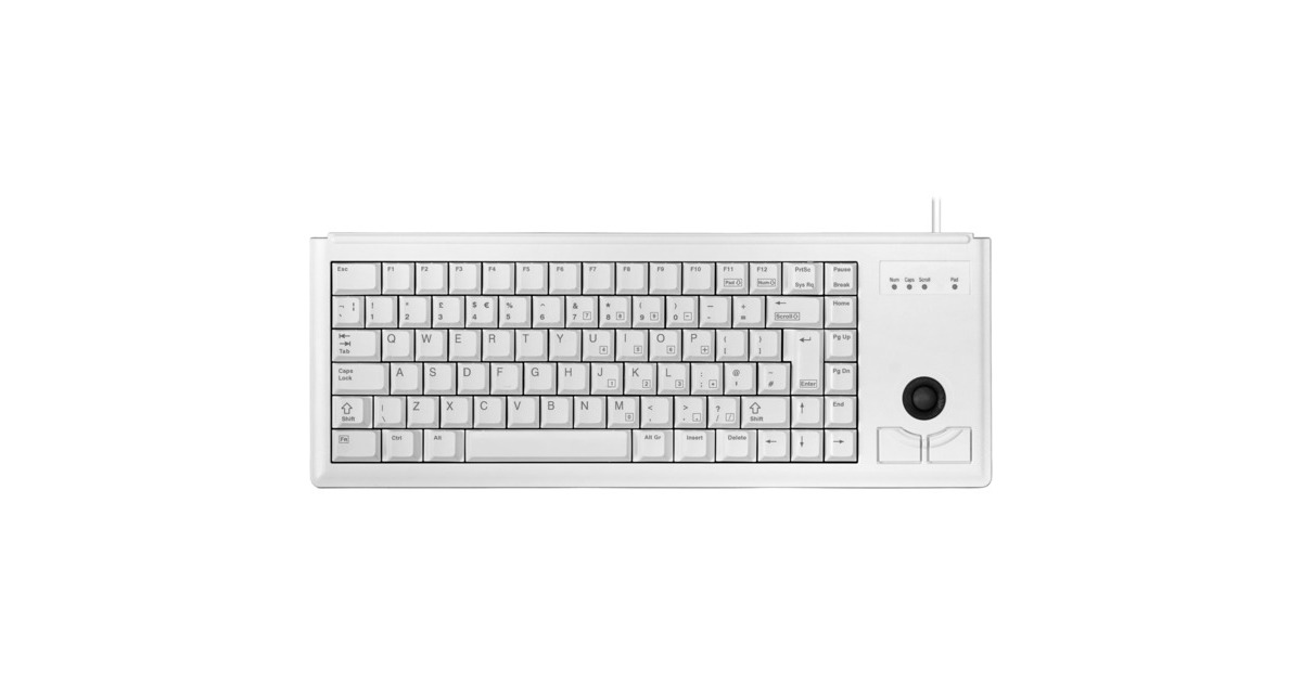 Cherry G84 4400 Tastatur Usb Qwerty Uk Engelsk Gra Lys Gra