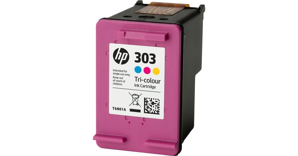 Hp 303 Original Bla Magenta Gul Blaek Original Pigmentbaseret