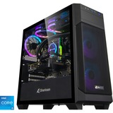 ALTERNATE Gaming PC Sort/gennemsigtig