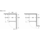 Bosch Serie 4 KGN39VIBT køle-/fryseskab Fritstående 363 L B Rustfrit stål, Køleskab / fryser rustfrit stål, 363 L, SN-T, 10 kg/24t, B, Frisk zone, aflukke, Rustfrit stål