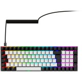 Sharkoon Gaming-tastatur Hvid, DE-layout, Gateron Brown