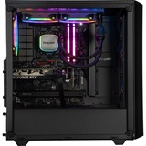 ALTERNATE Gaming PC Sort/gennemsigtig