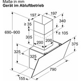 Bosch Emhætte Sort