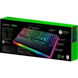 Razer Gaming-tastatur Sort, DE-layout, Razer certificeret mekaniske grønne Switcher