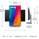 BenQ LED-skærm Sort/Sølv