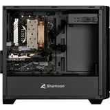 ALTERNATE Gaming PC Sort/gennemsigtig