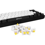 Sharkoon Linear Gateron PRO YELLOW Tastaturafbrydere, Key switch Gul/gennemsigtig, Tastaturafbrydere, Hvid, Gul