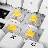 Sharkoon Linear Gateron PRO YELLOW Tastaturafbrydere, Key switch Gul/gennemsigtig, Tastaturafbrydere, Hvid, Gul