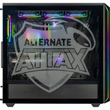 ALTERNATE Gaming PC Sort/gennemsigtig