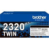 Brother TN-2320TWIN tonerpatron 1 stk Original Sort Sort, 1 stk