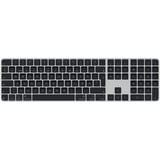 Apple Apple Magic Keyboard TID Num KEY bk SWE Sølv/Sort, SE-layout