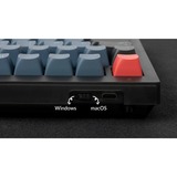 Keychron Gaming-tastatur Sort/Blå-grå, DE-layout, Keychron K Pro Red