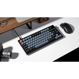 Keychron Gaming-tastatur Sort/Blå-grå, DE-layout, Keychron K Pro Red