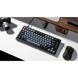 Keychron Gaming-tastatur Sort/Blå-grå, DE-layout, Keychron K Pro Red