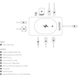 DICOTA Docking station Sølv/Sort