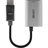 Lindy 41094 videokabel adapter 0,11 m DisplayPort HDMI Grå, Konverter Sort/grå, 0,11 m, DisplayPort, HDMI, Hunstik, Hanstik, Lige