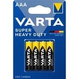 VARTA Superlife AAA Engangsbatteri Alkaline Engangsbatteri, AAA, Alkaline, 1,5 V, 4 stk, Flerfarvet