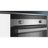 Siemens iQ100 HB113FBS1 ovn 66 L A Sort, Rustfrit stål rustfrit stål/Sort, Medium, Elektrisk ovn, 66 L, 66 L, 50 - 270 °C, Indbygget