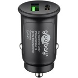 goobay 55634 oplader til mobil enhed Sort Indendørs Sort, Indendørs, Cigartænder, 20 V, 3 A, Sort