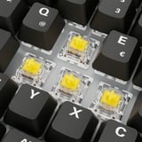 Sharkoon Gaming-tastatur Sort, DE-layout, Gateron G Pro 3.0 Yellow