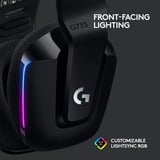 Logitech G733 Headset Sort, Gaming headset Sort, Headset, Headset, Spil, Sort, Binaural, Dreje