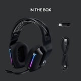 Logitech G733 Headset Sort, Gaming headset Sort, Headset, Headset, Spil, Sort, Binaural, Dreje