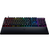 Razer RZ03-03931000-R3G1 tastatur USB QWERTZ Tysk Sort, Gaming-tastatur Sort, DE-layout, Razer Clicky Optisk (Lilla), Fuld størrelse (100 %), USB, Mekanisk, QWERTZ, RGB LED, Sort