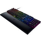 Razer RZ03-03931000-R3G1 tastatur USB QWERTZ Tysk Sort, Gaming-tastatur Sort, DE-layout, Razer Clicky Optisk (Lilla), Fuld størrelse (100 %), USB, Mekanisk, QWERTZ, RGB LED, Sort