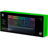 Razer RZ03-03931000-R3G1 tastatur USB QWERTZ Tysk Sort, Gaming-tastatur Sort, DE-layout, Razer Clicky Optisk (Lilla), Fuld størrelse (100 %), USB, Mekanisk, QWERTZ, RGB LED, Sort