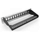 Digitus DN-91420 patch panel 1U Sort, Sort, Reolmontering, 1U, 270 mm, 120 mm, 171,212 g