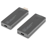 Digitus HDMI-udvidelse forlænger Sort/Sølv