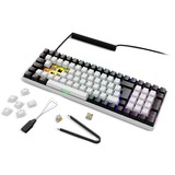 Sharkoon Gaming-tastatur Hvid, DE-layout, Gateron Yellow