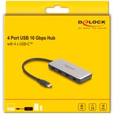 DeLOCK USB hub grå