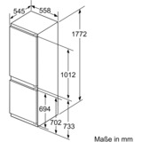 Neff KI6863FE0 køle-/fryseskab Indbygget 266 L E Hvid, Køleskab / fryser 266 L, SN-ST, 36 dB, 7 kg/24t, E, Hvid