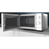 Siemens iQ300 FF020LMW0 mikrobølgeovn Bordplade Solo mikroovn 20 L 800 W Hvid Hvid, Bordplade, Solo mikroovn, 20 L, 800 W, Dreje, Hvid