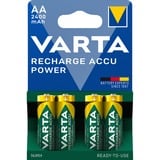 VARTA -56756B Husholdningsbatterier Genopladeligt batteri, AA, Nikkel-Metalhydrid (NiMH), 1,2 V, 4 stk, 2400 mAh