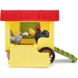 Schleich Farm World Mobile Chicken Coop, Spil figur Farm, 3 År, Flerfarvet