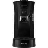 Philips Kaffepudemaskine med Intensity Plus Memo-funktion, Padmaschine Sort, Pude kaffemaskine, 0,9 L, Kaffekapsel, 1450 W, Sort