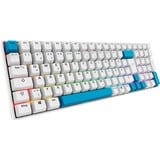 Sharkoon Gaming-tastatur Hvid, DE-layout, Gateron G Pro 3.0 Yellow