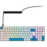 Sharkoon Gaming-tastatur Hvid, DE-layout, Gateron G Pro 3.0 Yellow