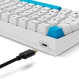 Sharkoon Gaming-tastatur Hvid, DE-layout, Gateron G Pro 3.0 Yellow