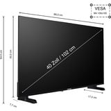 Telefunken LED-tv Sort