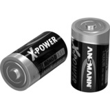 Ansmann Mono D Engangsbatteri Alkaline Engangsbatteri, Alkaline, 1,5 V, 2 stk, Sort, 33 mm