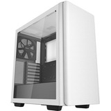 DeepCool CK500 Midi Tower Hvid, Towerkabinet Hvid, Midi Tower, PC, Hvid, ATX, micro ATX, Mini-ITX, EATX, ABS, Hærdet glas, SPCC, 17,5 cm