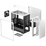 DeepCool CK500 Midi Tower Hvid, Towerkabinet Hvid, Midi Tower, PC, Hvid, ATX, micro ATX, Mini-ITX, EATX, ABS, Hærdet glas, SPCC, 17,5 cm