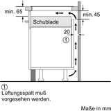 Bosch Separat komfur Sort/rustfrit stål