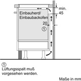 Bosch Separat komfur Sort/rustfrit stål