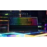 Razer Ornata V3 X tastatur USB QWERTZ Tysk Sort, Gaming-tastatur Sort, DE-layout, Membran , Fuld størrelse (100 %), USB, Membran, QWERTZ, RGB LED, Sort